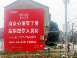 佳县墙体广告在乡镇、农村市场的媒体优势